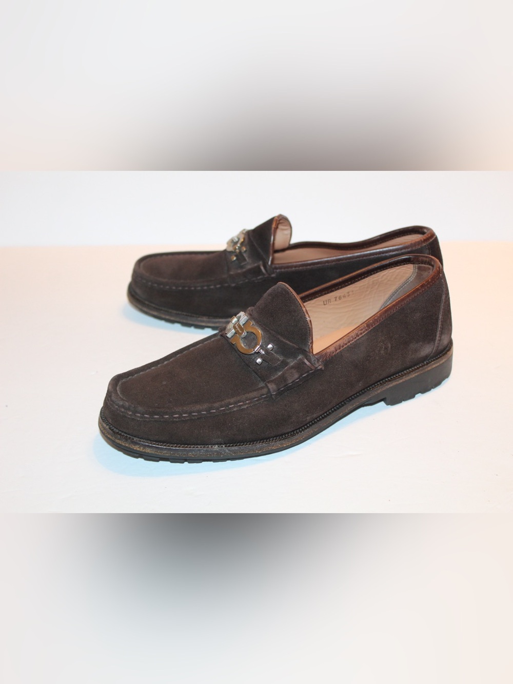 Salvatore Ferragamo Men’s Suede Loafers Size 10EE